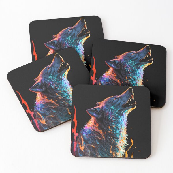 Item preview, Color Splash Wolf designed and sold by AuraVisionLab.