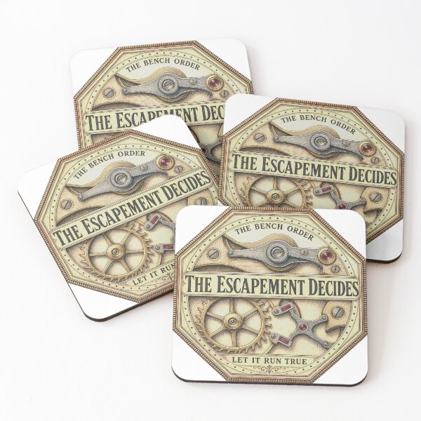 Item preview, The Escapement Decides Watchmaker Badge designed and sold by BoosterShop.