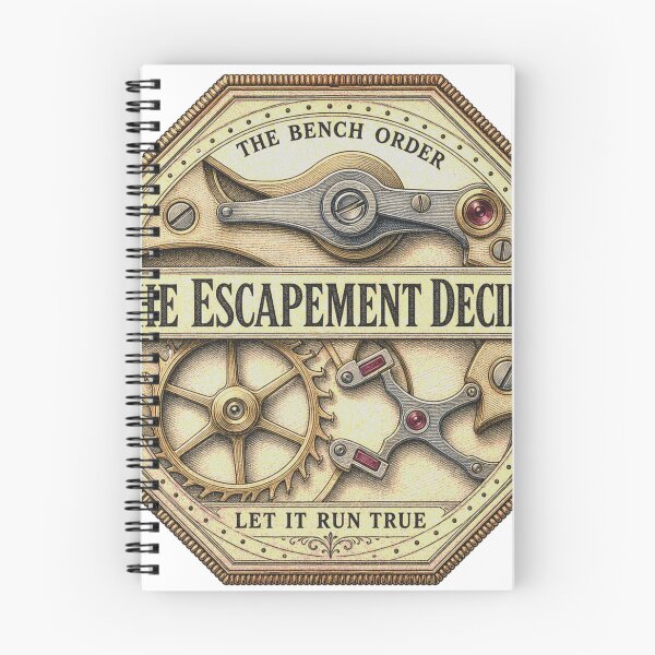 Item preview, The Escapement Decides Watchmaker Badge designed and sold by BoosterShop.