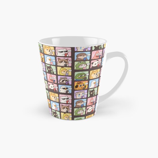 Item preview, Funny Internet Meme Animals with Smartphones – Cute Kawaii Meme Sticker Collection designed and sold by StickerJas.