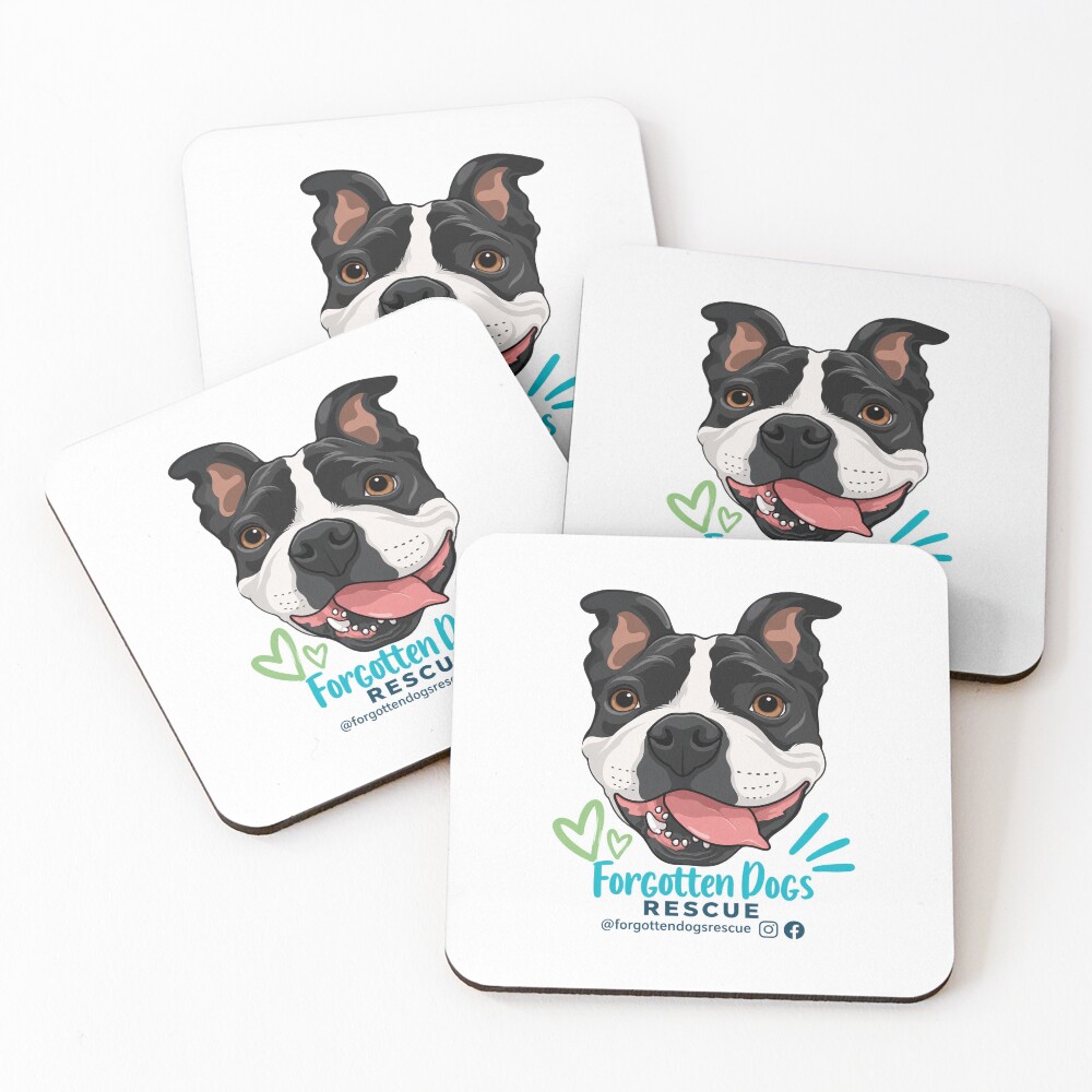 Item preview, Coasters (Set of 4) designed and sold by ForgottenDogs.