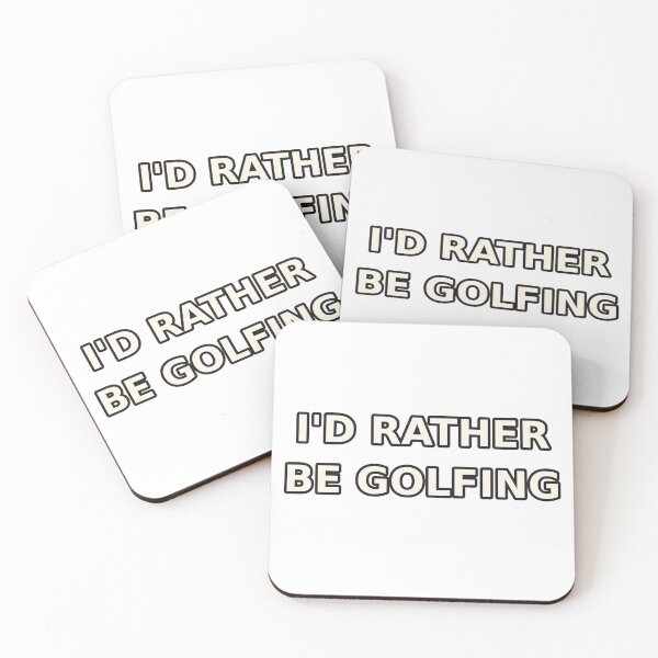 Item preview, I'd Rather Be Golfing T-Shirt | Funny Golfer Gift designed and sold by DripyDesigns.