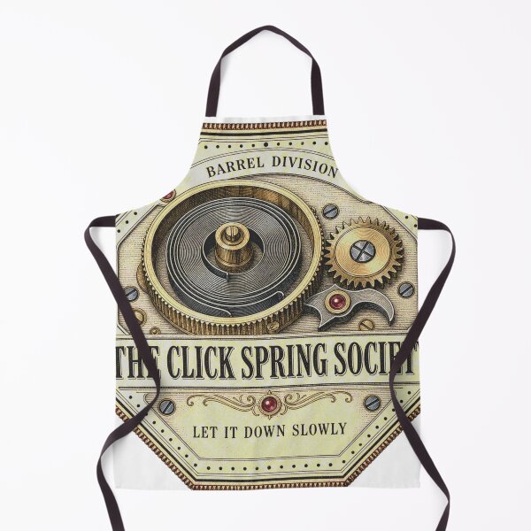 Item preview, The Click Spring Society Spring Barrel Badge designed and sold by BoosterShop.