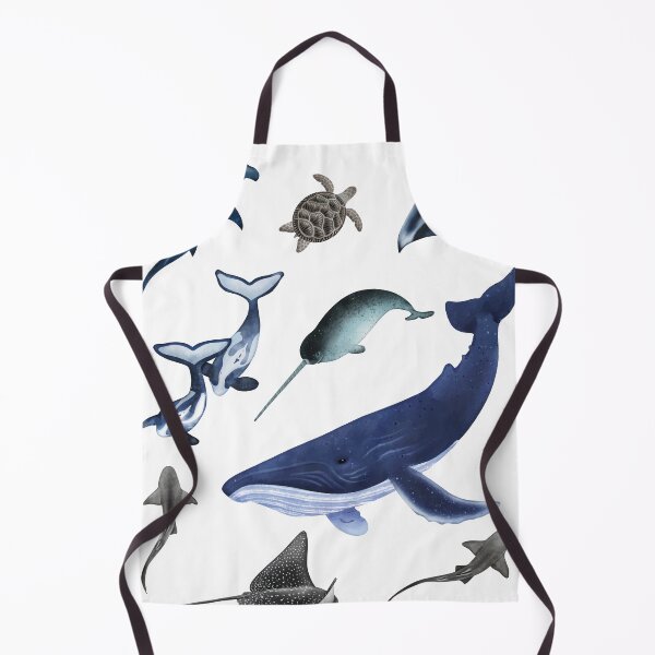 Item preview, Cute Watercolor Ocean Animals Whales Sharks Turtle's designed and sold by VISIONSTURME.