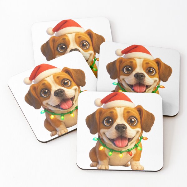 Item preview, Frengle Dog Christmas Lights designed and sold by Sillytoe.