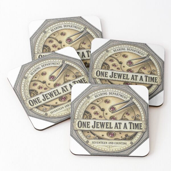 Item preview, One Jewel At A Time Lagerstein Watchmaker Badge designed and sold by BoosterShop.