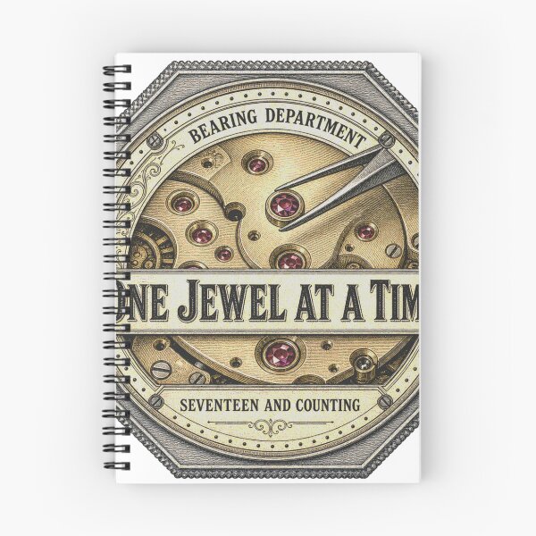 Item preview, One Jewel At A Time Lagerstein Watchmaker Badge designed and sold by BoosterShop.