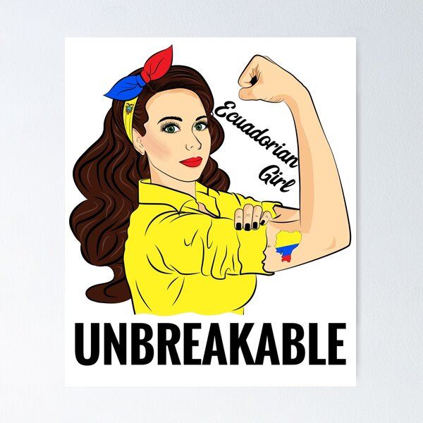 Womens Ecuadorian Girl Unbreakable - Ecuador Woman Strong Shirt Womens Ecuadorian Girl Unbreakable - Ecuador Woman Strong Shirt