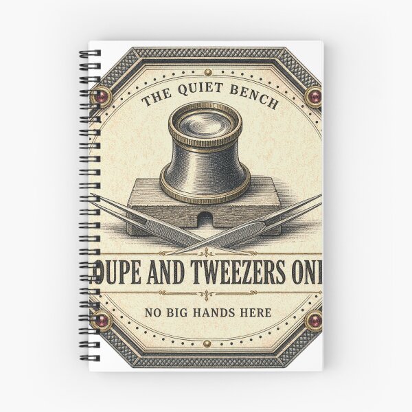 Item preview, Loupe and Tweezers Only Watchmaker's Tool Badge designed and sold by BoosterShop.
