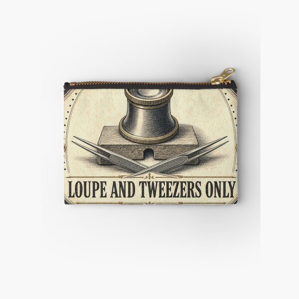 Item preview, Loupe and Tweezers Only Watchmaker's Tool Badge designed and sold by BoosterShop.