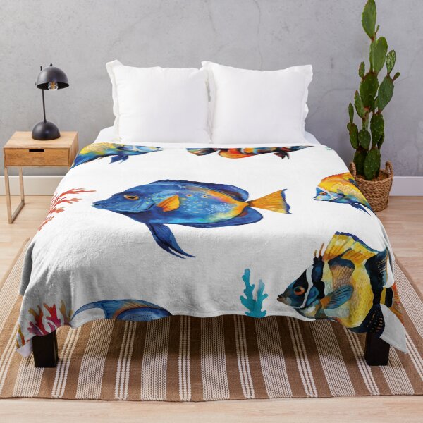 Item preview, Watercolor Sea Fish Underwater Nature Ocean Graphic Art designed and sold by VISIONSTURME.