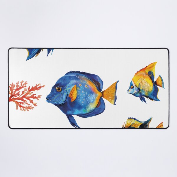 Item preview, Watercolor Sea Fish Underwater Nature Ocean Graphic Art designed and sold by VISIONSTURME.