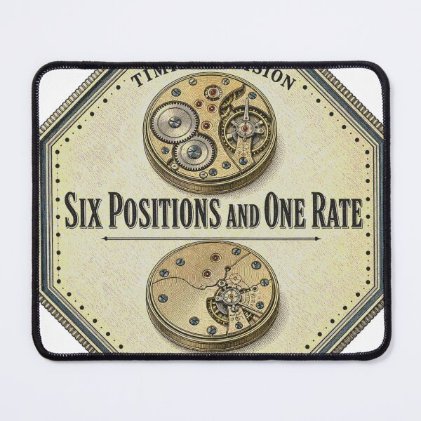 Item preview, Six Positions and One Rate Watch Gear Test Badge designed and sold by BoosterShop.