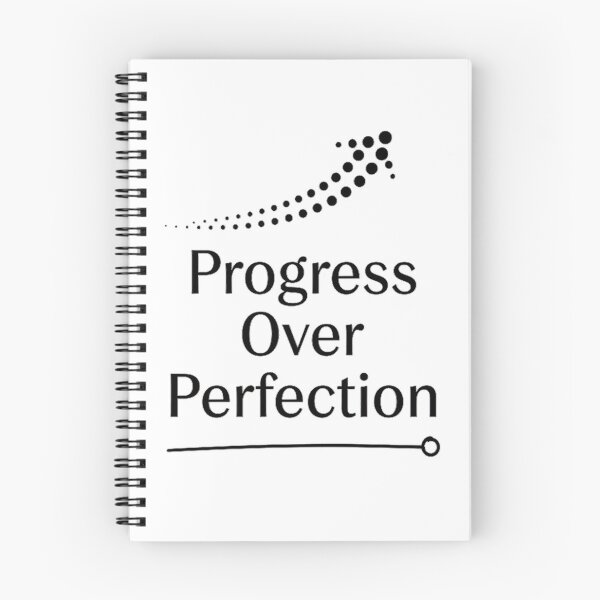 Item preview, Progress Over Perfection Minimalist Motivational Typography Design designed and sold by cannsuh.
