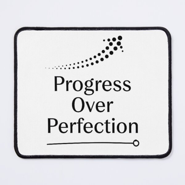 Item preview, Progress Over Perfection Minimalist Motivational Typography Design designed and sold by cannsuh.