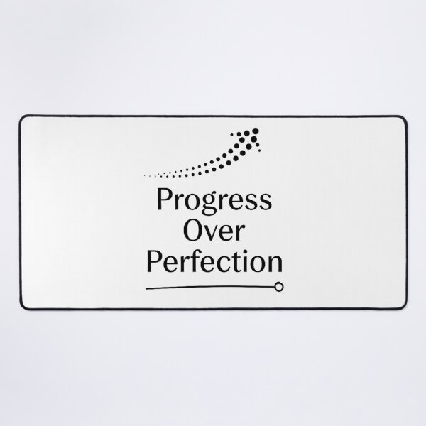 Item preview, Progress Over Perfection Minimalist Motivational Typography Design designed and sold by cannsuh.
