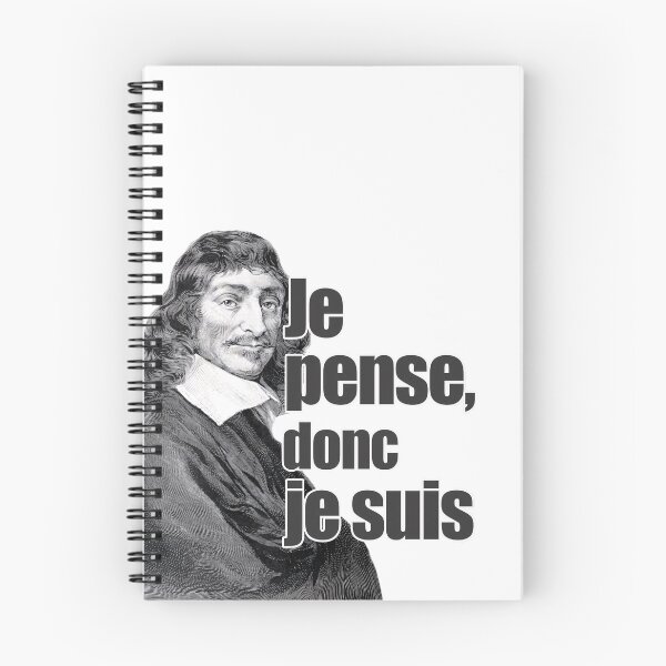 Item preview, "JE PENSE, DONC JE SUIS" designed and sold by Tecno-Art-Land.
