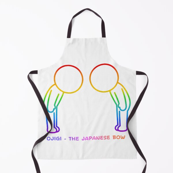 Item preview, Ojigi Japanese Bowing Etiquette - Rainbow Pride Culture Pictogram designed and sold by japan-picto.