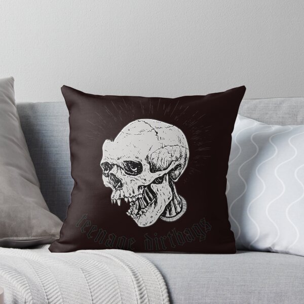 Aperçu de l'œuvre Punk Skull Mohawk Teenage Dirtbag Edgy créée et vendue par drawfreak.
