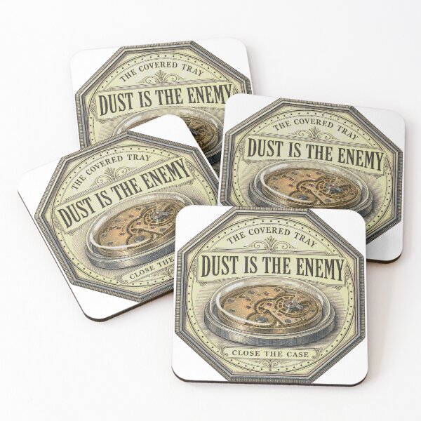 Item preview, Dust Is The Enemy Watchmaker Dust Badge designed and sold by BoosterShop.