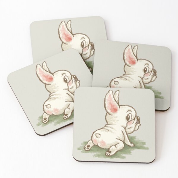 Item preview, A French Bulldog is looking back designed and sold by Toru Sanogawa.