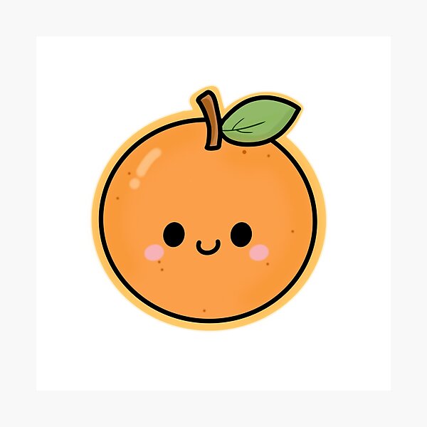 Item preview, Daily Dose Of Vitamin C – Happy Orange Fruit Gift Art designed and sold by soaddigitalstudios.