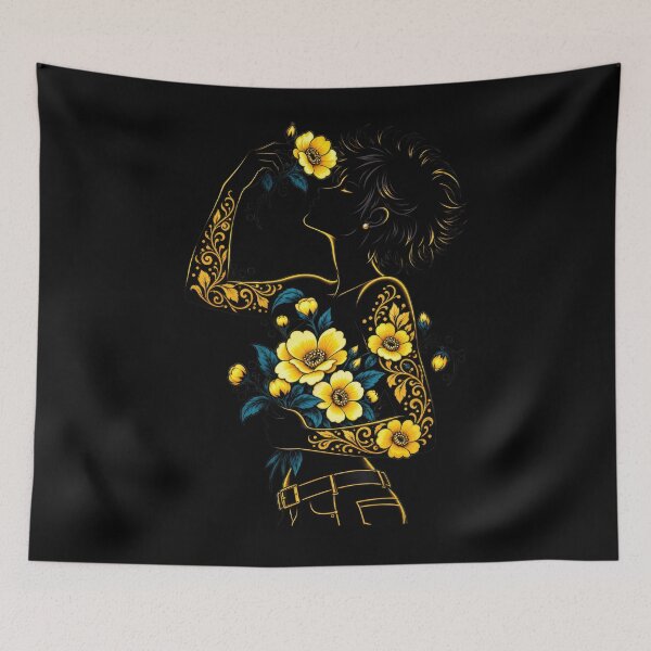 Item preview, Yellow Flower Dreamer designed and sold by Andy Gambino Art.