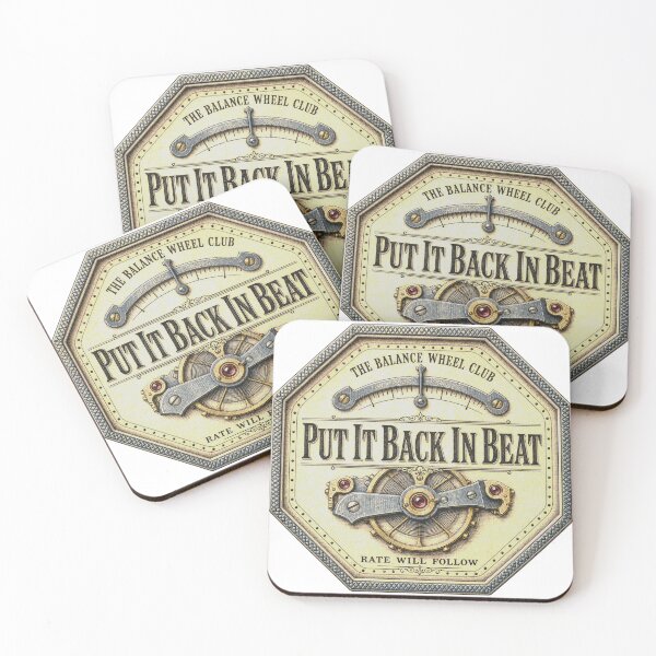 Item preview, Put It Back In Beat Unruh Badge Watchmaker designed and sold by BoosterShop.