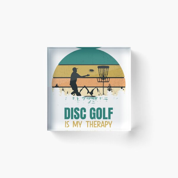 Item preview, Disc Golf is My Therapy Retro Sunset Player Graphic designed and sold by VISIONSTURME.