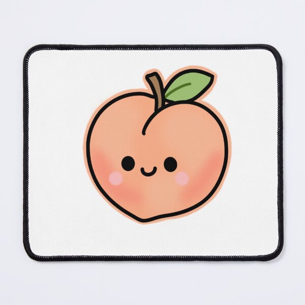 Item preview, Just Peachy - Happy Fruit Gift Art designed and sold by soaddigitalstudios.