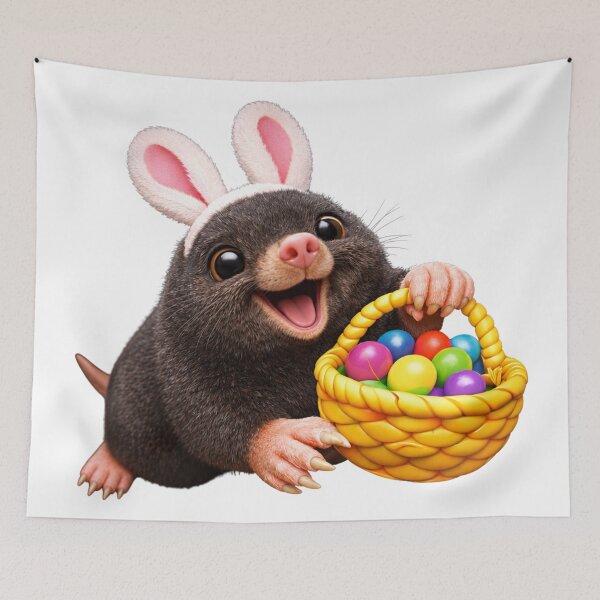 Item preview, Mole 1 Easter Basket designed and sold by Sillytoe.