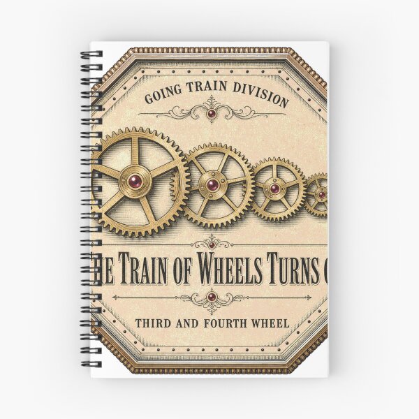 Item preview, The Train Of Wheels Turns On Wheelwork Badge designed and sold by BoosterShop.