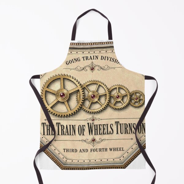 Item preview, The Train Of Wheels Turns On Wheelwork Badge designed and sold by BoosterShop.