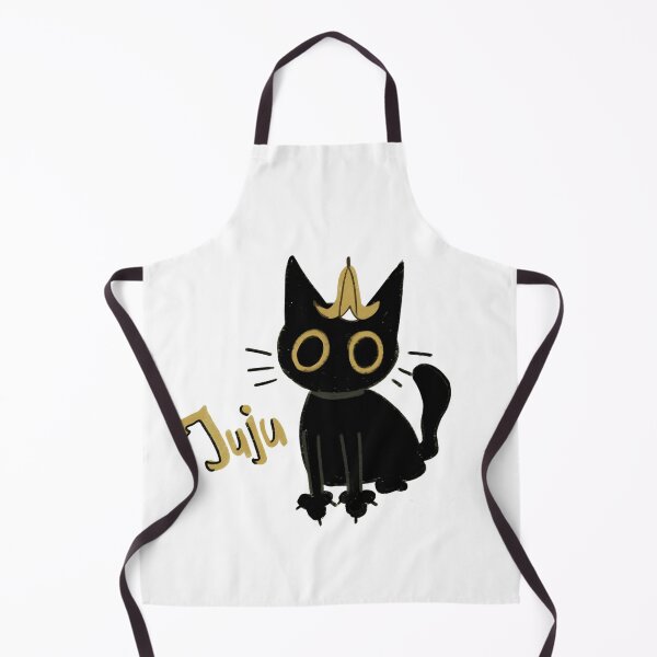 Item preview, Juju Black Cat Banana Hat Illustration designed and sold by Marceljona.