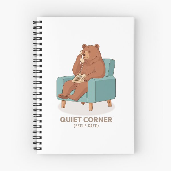 Item preview, Cozy Bear Dialing Landline Telephone Vintage Aesthetic designed and sold by COZY VINTAGE animal.