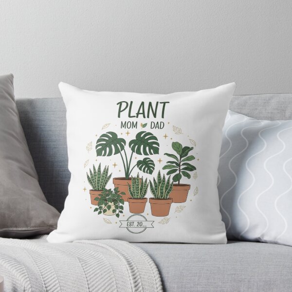 Item preview, Plant Mom Dad Houseplant Collection Botanical Illustration Design designed and sold by cannsuh.