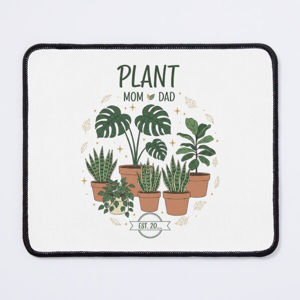Item preview, Plant Mom Dad Houseplant Collection Botanical Illustration Design designed and sold by cannsuh.