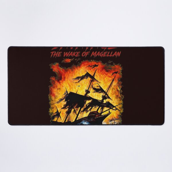 Item preview, Savatage The Wake of Magellan Burning Ship Art designed and sold by drawfreak.