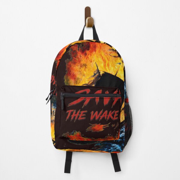 Item preview, Savatage The Wake of Magellan Burning Ship Art designed and sold by drawfreak.