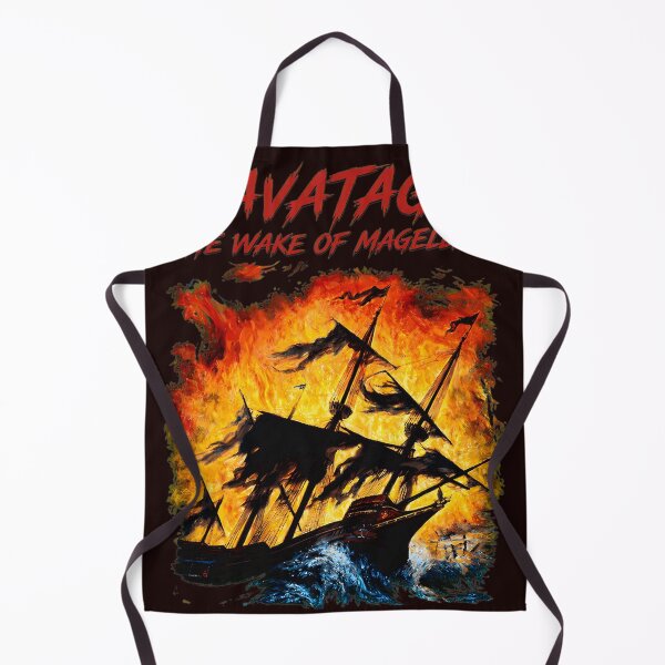 Item preview, Savatage The Wake of Magellan Burning Ship Art designed and sold by drawfreak.