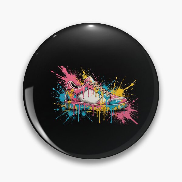 Item preview, Paint Drip Sneaker Graffiti T-Shirt | Colorful Kicks Art Tee designed and sold by DripyDesigns.