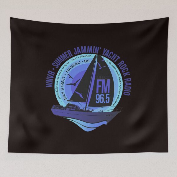 Item preview, Summer Yacht Rock Radio  designed and sold by MouDesignArt.
