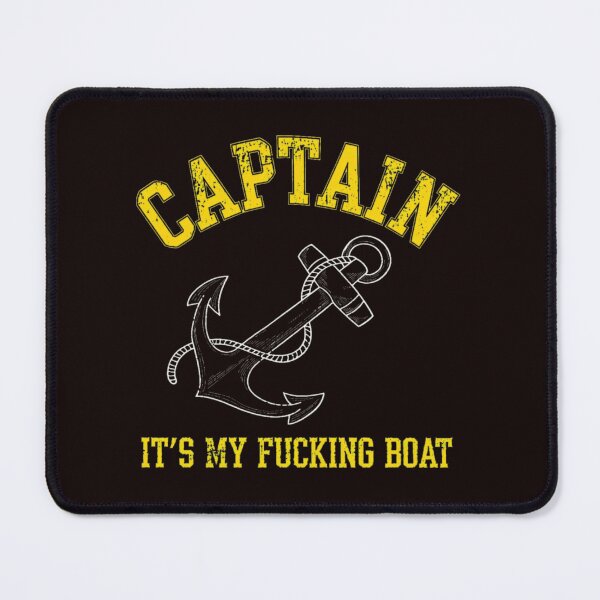 Item preview, Captain Boat Nautical Anchor Statement designed and sold by MouDesignArt.