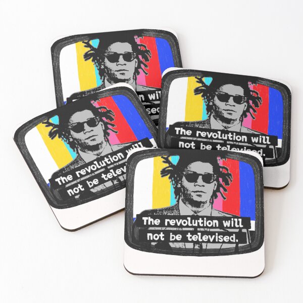 Item preview, Baskia showcases Gil Scott Heron The revolution will not be televised  designed and sold by FFFFt.