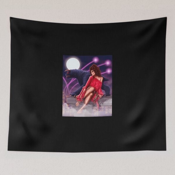 Item preview, Retro Synthwave Beast and Woman Graphic designed and sold by MichelleDayleys.