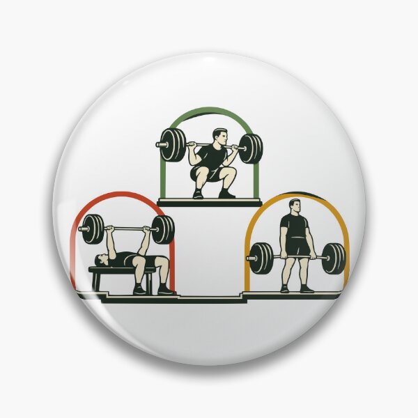 Item preview, Powerlifting Squat Bench and Deadlift in Motion designed and sold by ninov94.
