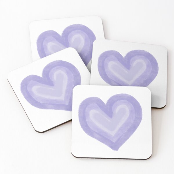 Item preview, Mended Heart – Purple Watercolor Heart Painting Art designed and sold by soaddigitalstudios.