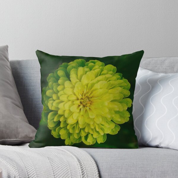 Item preview, Envy Zinnia Bloom 1x1 designed and sold by PhotoArtbyGrace.