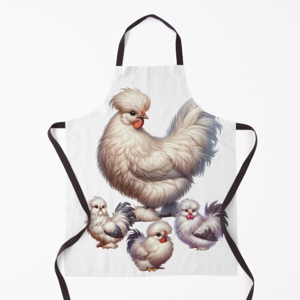 Item preview, Silkie Chicken Family Fluffy Hen and Chicks Graphic designed and sold by VISIONSTURME.