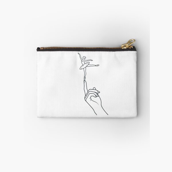Item preview, Elegant Line Art Ballet Dancer Balancing on Fingertip designed and sold by LavIsInTheAir.